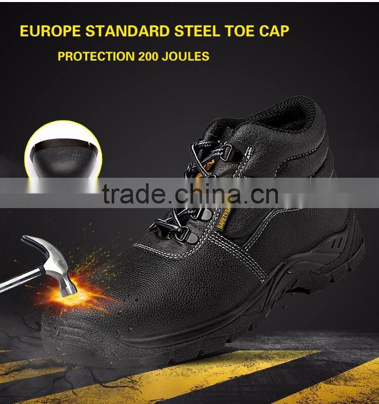 Factory high quality genuine leather rubber sole shoes