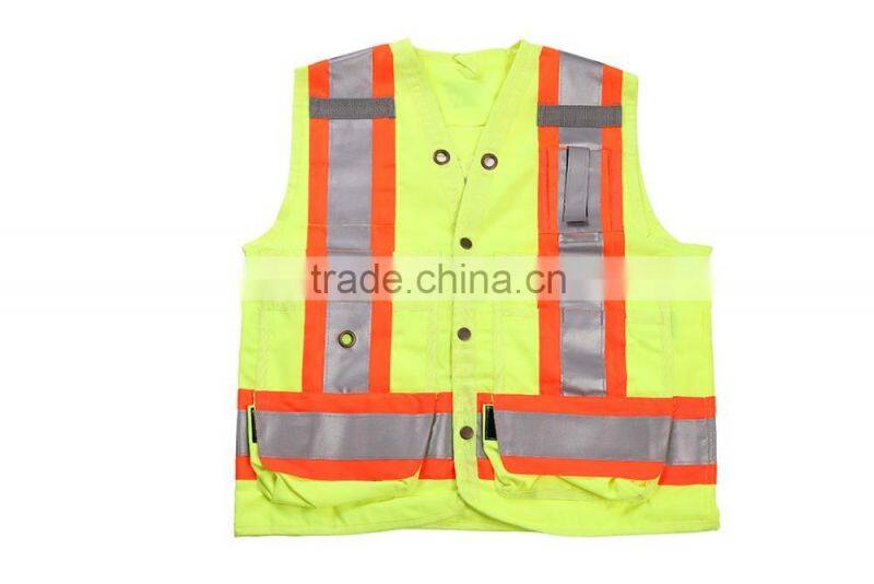 New Style Safety Vest With Pouch Black Safety Vest