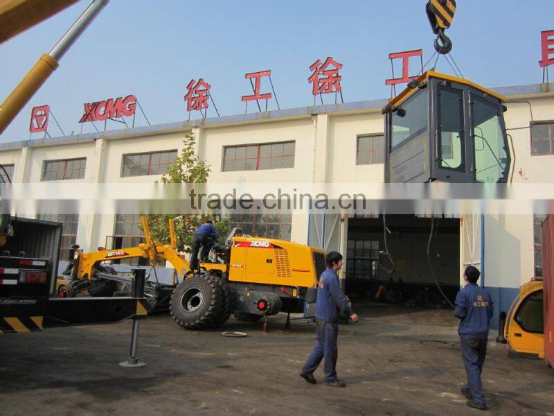 XCMG GR165 motor grader 165HP grader with origional American engine and ZF transmission