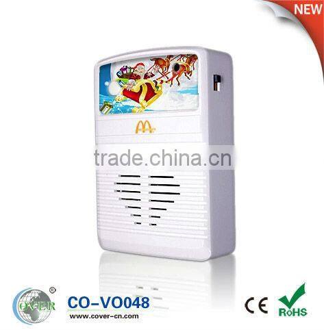 Christmas song doorbell for funny Christmas decoration