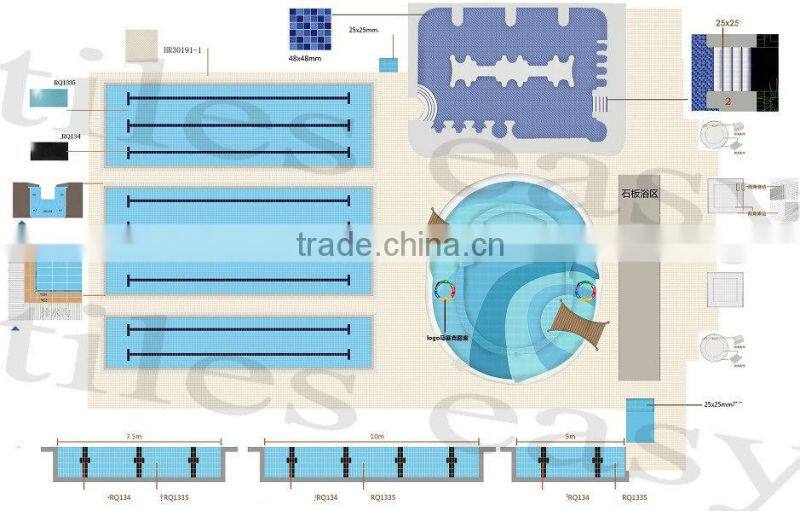 cheap suppliers of outdoor blue luxury pool and spa accessories