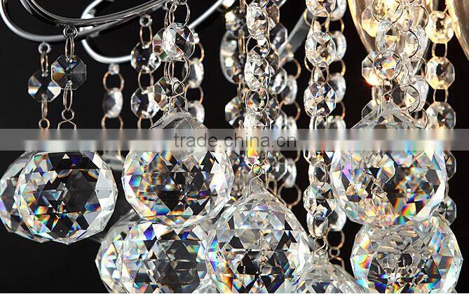 Macine cut shining crystal chandelier octagon beads