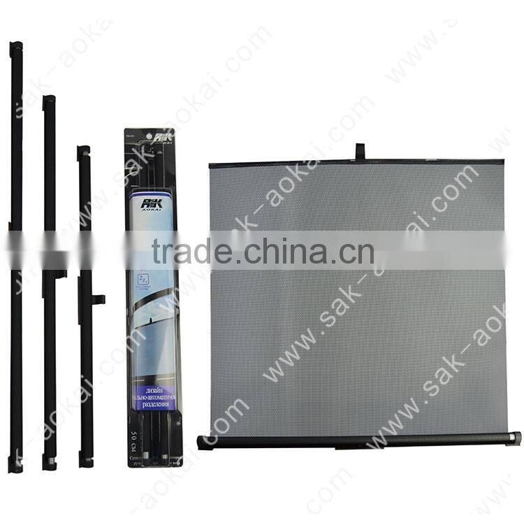 Roller up sunshade, retractable car window curtain