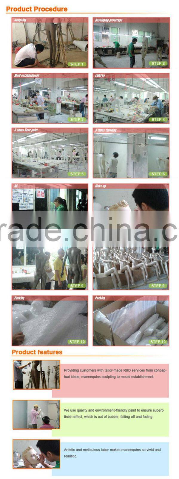plastic full body mannequin, display transparent female mannequin