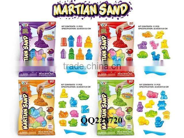 11PCS Kids DIY magic sand mold for gift, magic toy sand mold