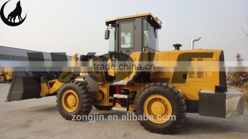 Wolf 4.0 Ton loader bucket with quick hitch 2.4 cbm bucket and 20.5-25 tire