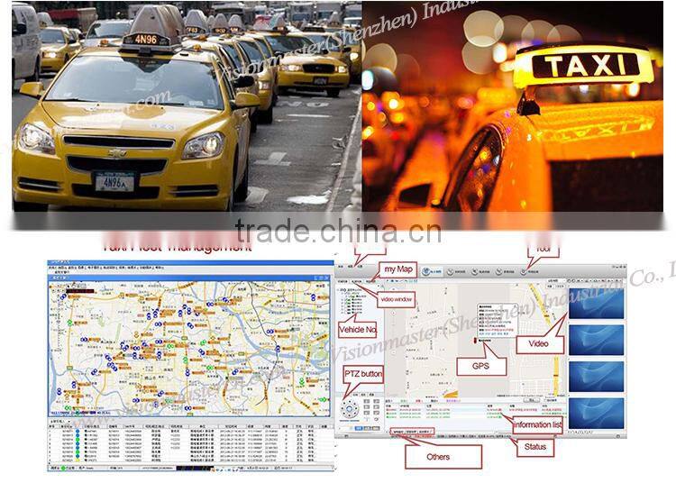 Manufactures 4ch SD Card GPS 3G Realtime Playback Mobile DVR