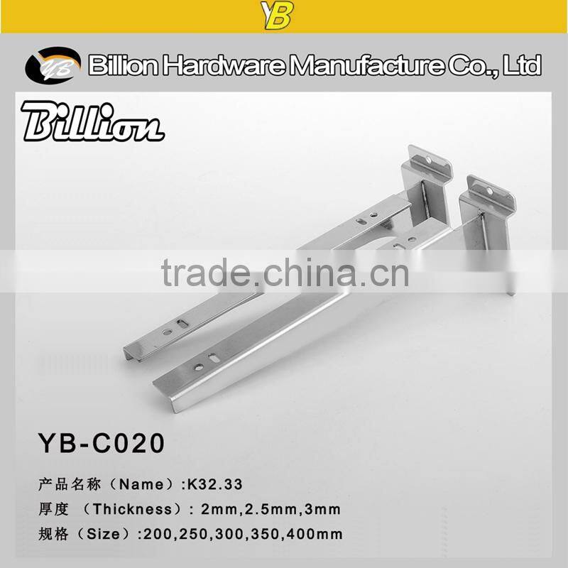 metal display bracket hanging hook bracket glass holder slatwall hanging accessories.
