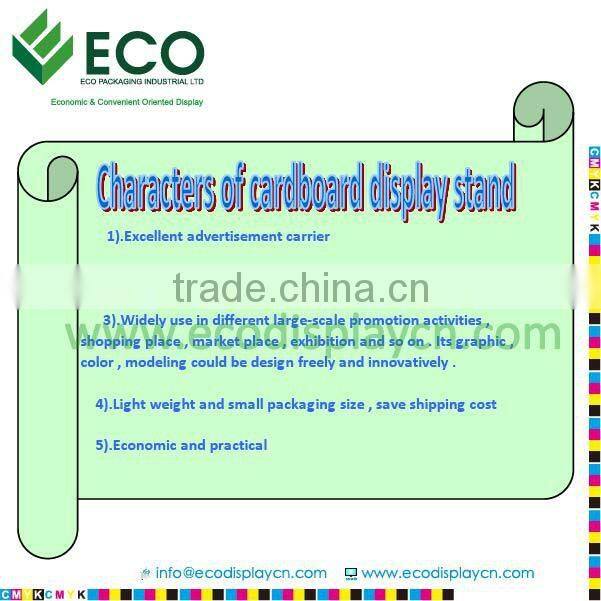 Holiday promotional merchandise display stands , creative promotional floor stand displays for beverage