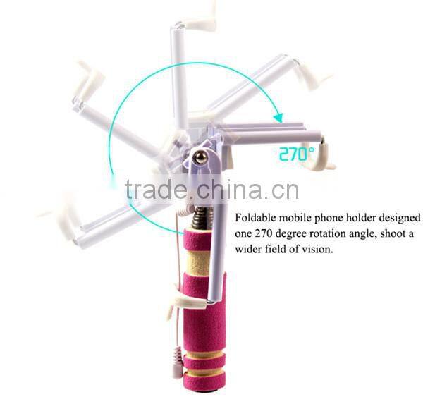 2015 new product monopod wholesale mini Selfie Stick With High Quality from Chinese Supplier
