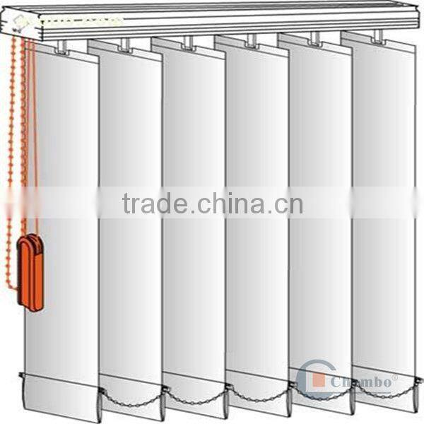 Home decor latest design wave insulated motorized vertical blinds