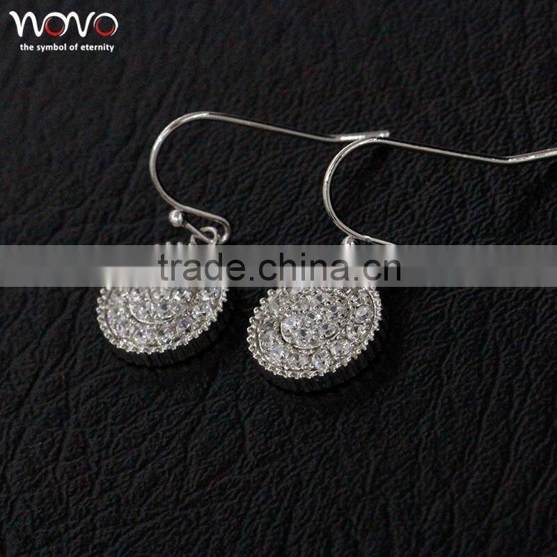 Hot selling fashion brass earrings