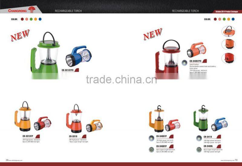 New rechargeable power led long distance led light with torch