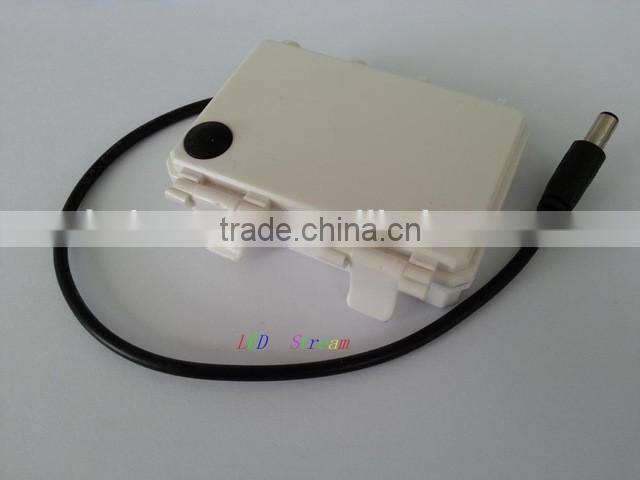 Outdoor 3AA Batteries Box for 6Vdc 12Vdc 24Vdc decorative String Lights Timer waterproof