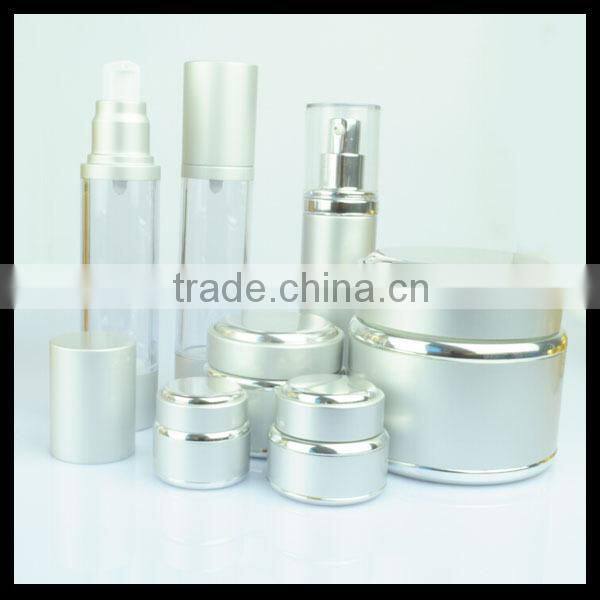 15gm/30gm/50gm sliver aluminun cream jar,customize injection molding cosmetic nail gel jar