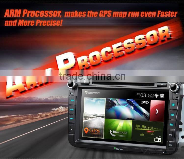 EONON D5153Z 8" Digital Touch Screen Car DVD Player with Built-in GPS For Volkswagen/SKODA/SEAT