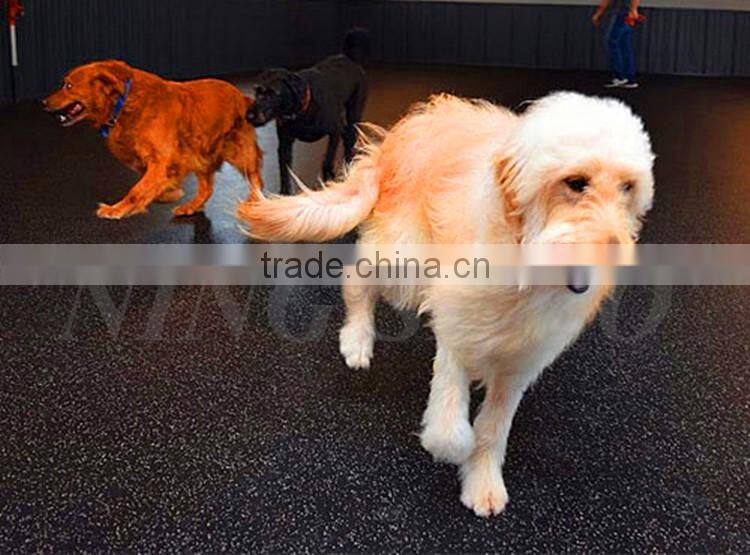 Trade assurance shock resistant rubber roll floor, gym flooring roll