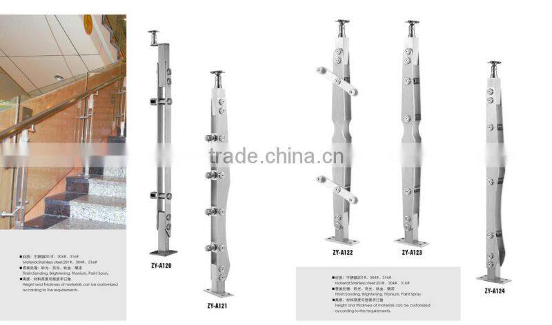 interior glass stair railing handrails systems designs