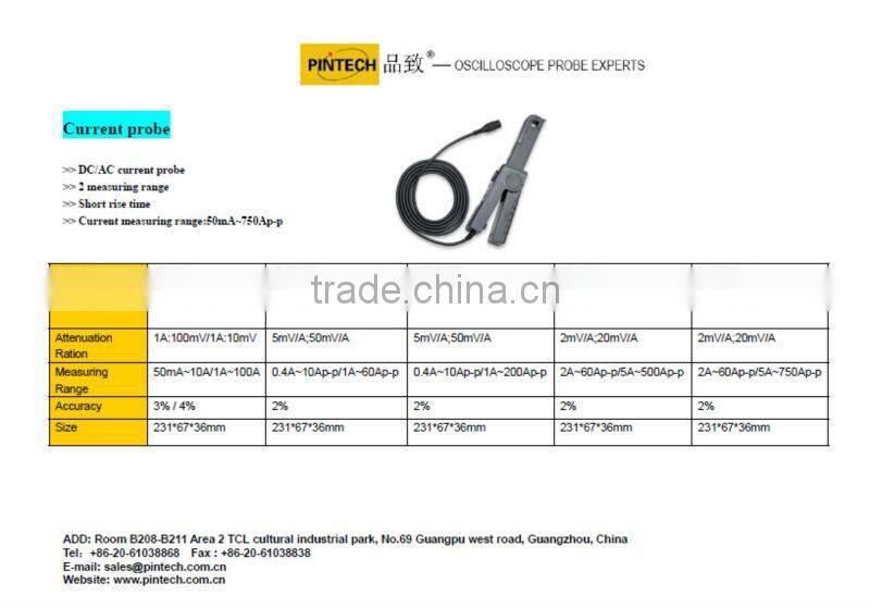 P6010A(100MHz,10KV) digital oscilloscope high voltage probe