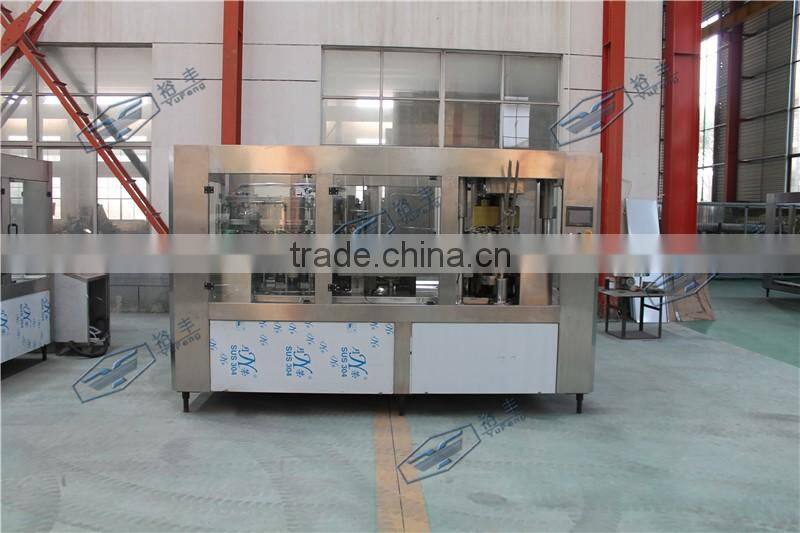 Factory directly sale automatic bottle machine/soda drink filling machine