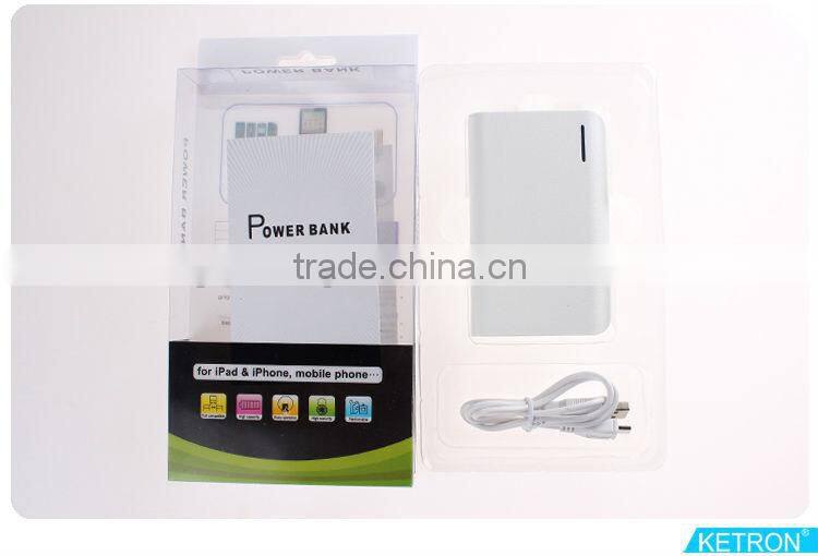 headphone 8400mah dual usb flashlight portable keychain power bank