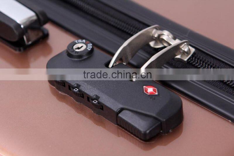 pc 4 wheel travel abs suitcase, trolley suitcase set