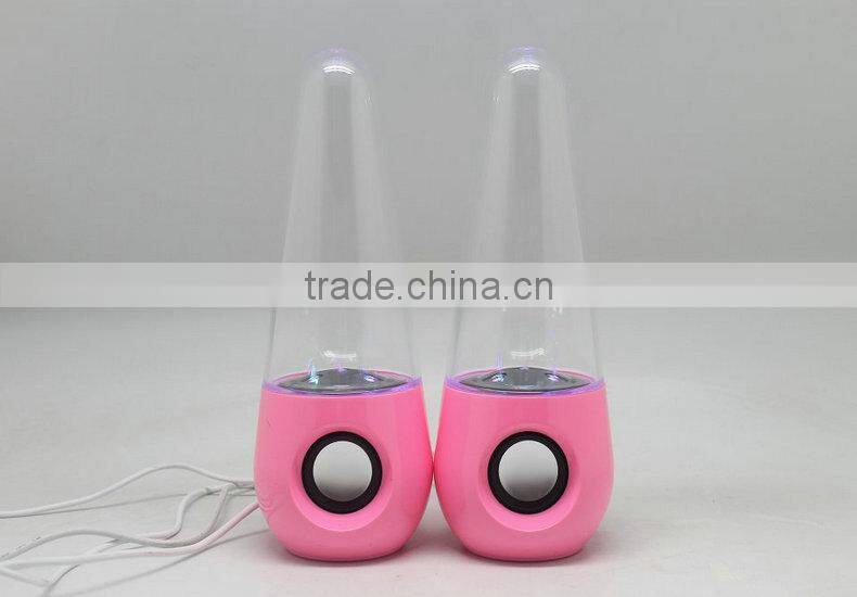 led water dance speaker stereo sound system for pc