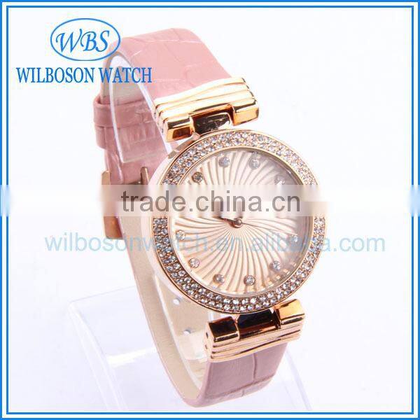 Fashion Cheap Custom Logo Quartz Type Lady Watch
