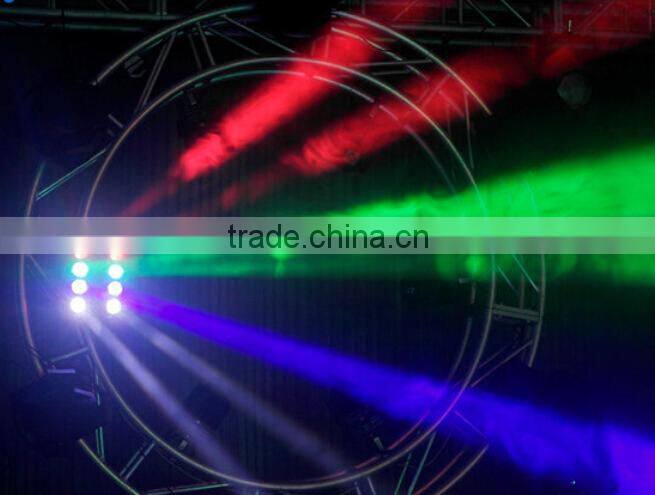 8 pcs rgbw 4 in1 white 10w led disco beam spider light 8x10w led pixel beam moving bar