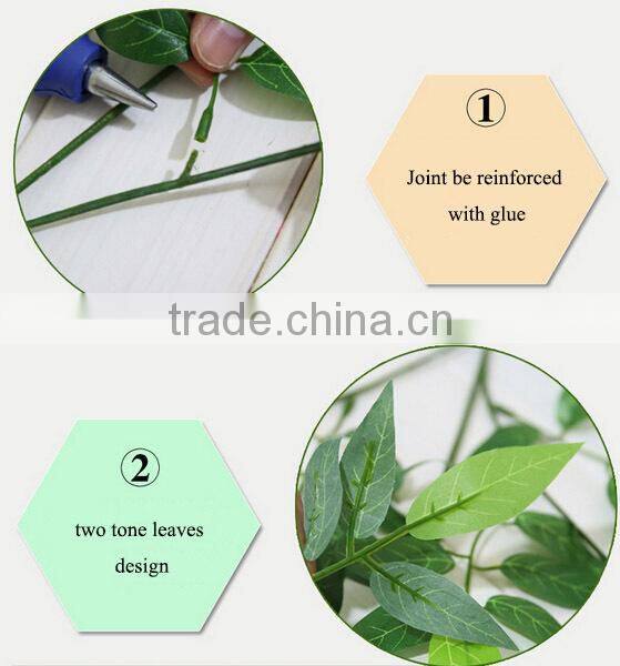 wedding decoration artificial fabric orchid flowers wisteria