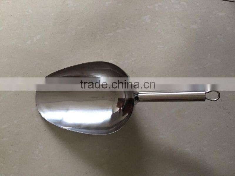 Stainless steel ice scoop Bar ice scoop