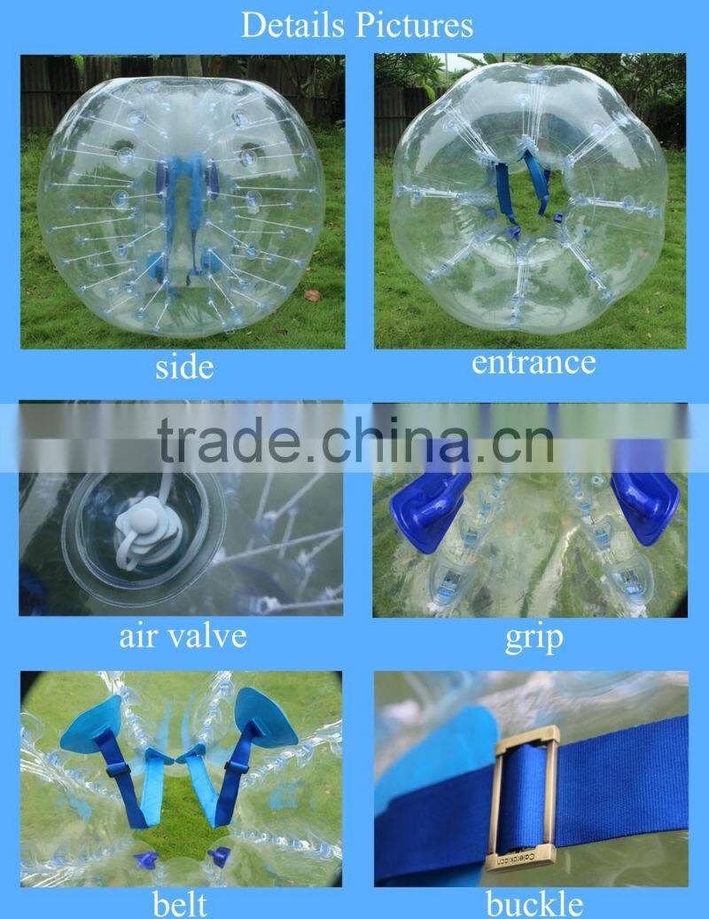 HI crazy popular bumper ball,human soccer bubble ball,bubble football