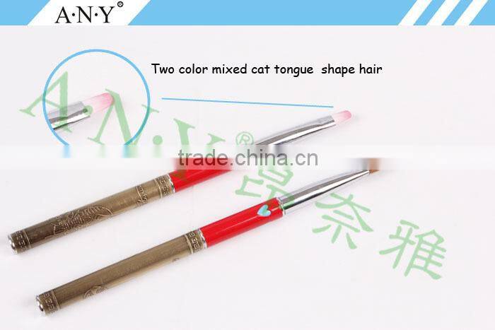 ANY UV Gel Nail Caring Metal Handle Nail Art Brushes in NailBrushes