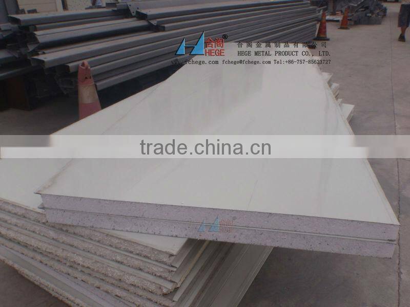 EPS color steel corrugated insulated panel