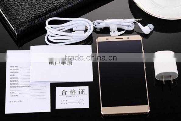 144-Fashion 5.5Inch Luxury Metal Shell 6.8mm Thin Fingerprint Smartphone 4GB+32gb 16MP+8MP 2.0Ghz Dual Sim 4G Smartphone