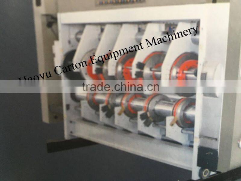 Automatic High-speed Flexo Printer Slotter Die-cutter Stacker Machine