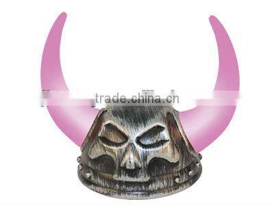 Plastic red flashing devil horns toy