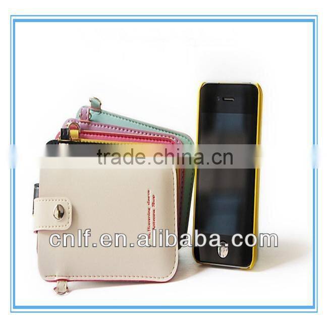 PU Cell Phone, Mobile Phone Neck Hanging Bag