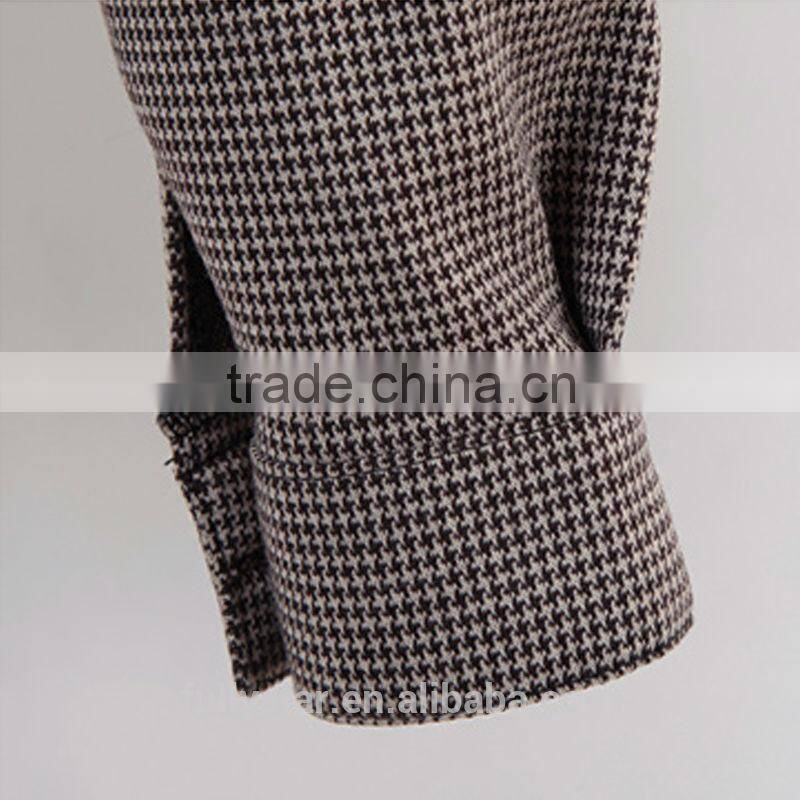 han edition Lambs wool top long mature coat