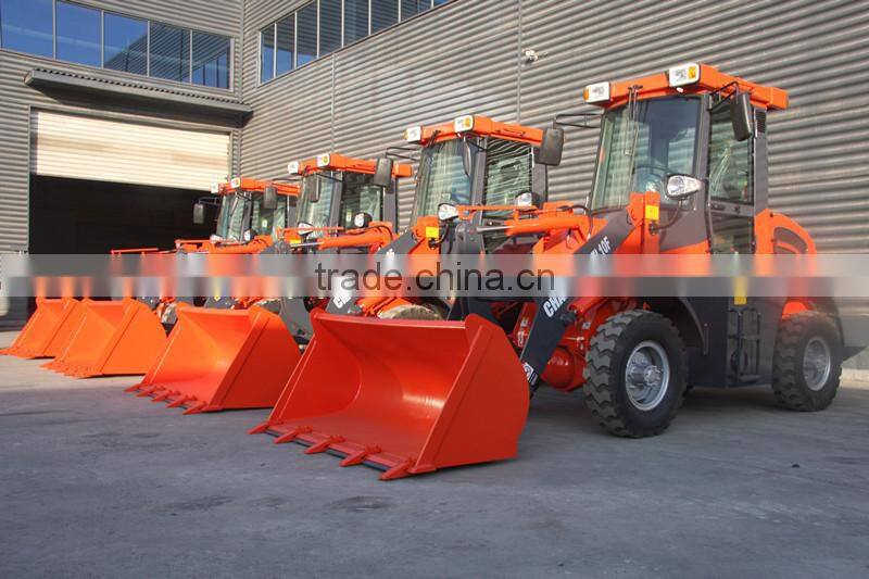 farm tractor 1t mini wheel loader with joystick and air condition for sale