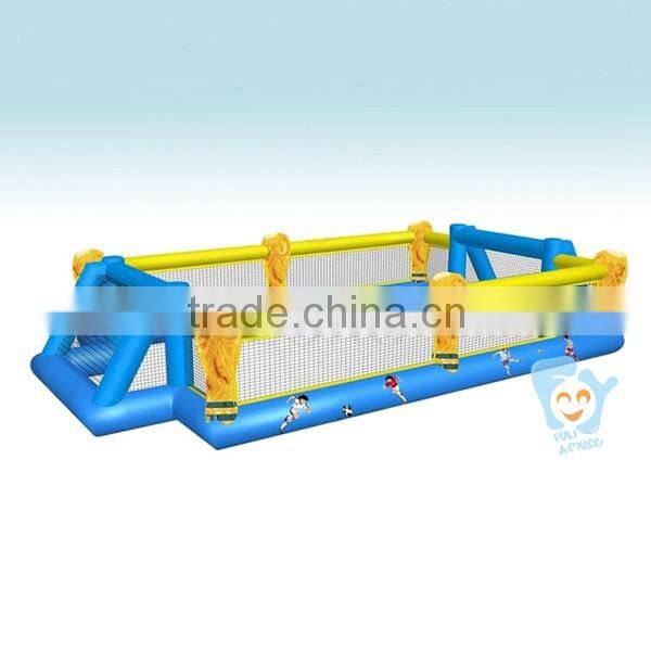pvc tarpaulin human game inflatable soap soccer field