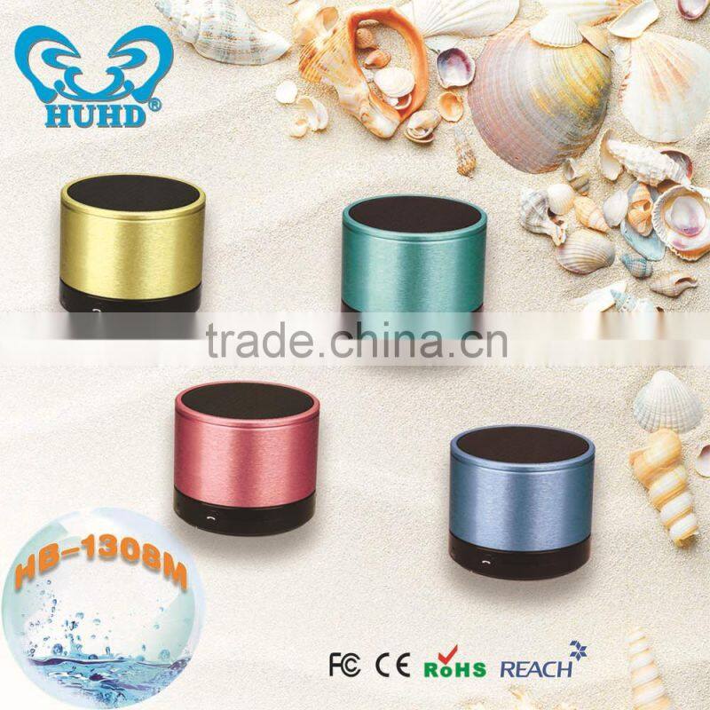 Waterproof Wireless Bass Stereo Mini Bluetooth Speaker With Mic HB-1308M