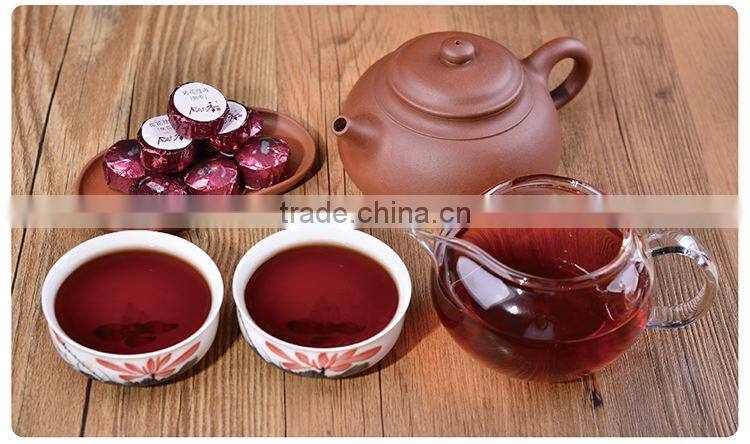 good for eyes organic ripe pu-erh chrysanthemum tea drink