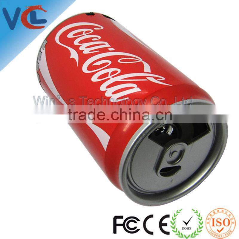 Pop portable mini tin can speaker from fcc ce approved factory