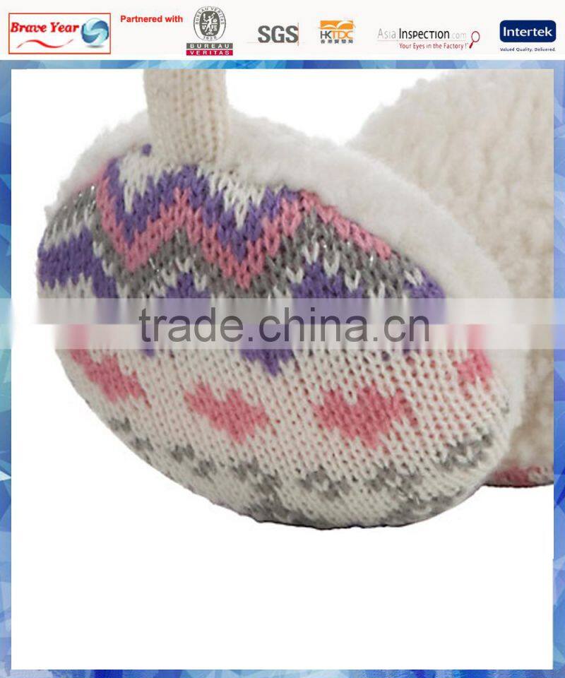 kids warm earmuffs knit promotional earmuff