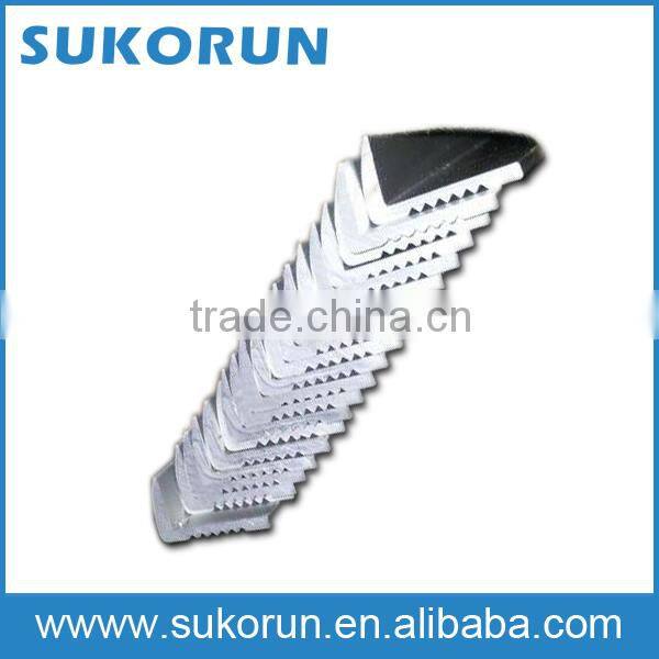 Bus aluminum step safety nosing