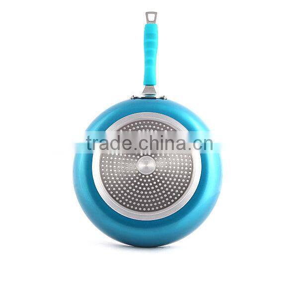 30cm Induction bottom fry pan with white ceramic coated