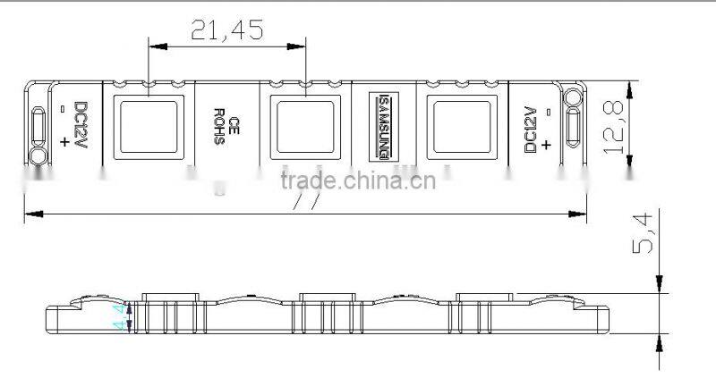 Factory Wholesale DC12V 5630 LED Module White Waterproof IP65