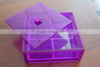 acrylic box clutch