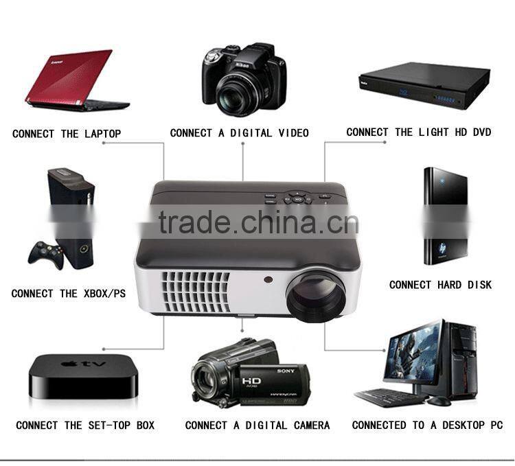 Hot selling Android projector LCD high lumens TV projector RD806 mini LED projector